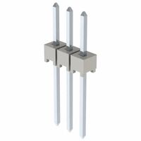 针座连接器 通孔 3 位置 0.100"(2.54mm) 针座连接器 通孔 3 位置 0.100"(2.54mm)