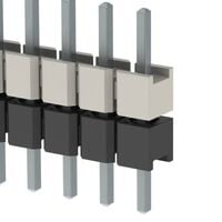 10 Position Header Spacer Connector 0.100" (2.54mm) Tin Through Hole 10 Position Header Spacer Connector 0.100" (2.54mm) Tin Through Hole