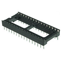 28 (2 x 14) Pos DIP, 0.3" (7.62mm) Row Spacing Socket Tin Through Hole 28 (2 x 14) Pos DIP, 0.3" (7.62mm) Row Spacing Socket Tin Through Hole