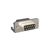 9 Position D-Sub Receptacle, Female Sockets Connector 9 Position D-Sub Receptacle, Female Sockets Connector