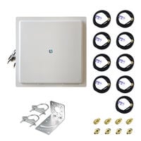 RF ANTENNA 4G, 5G, GNSS, GPS, LoRa, Wi-Fi, Zigbee™ Flat Panel RP-SMA Male, SMA Male Bracket Mount RF ANTENNA 4G, 5G, GNSS, GPS, LoRa, Wi-Fi, Zigbee™ Flat Panel RP-SMA Male, SMA Male Bracket Mount