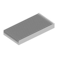 Heat Sink Aluminum 16.23W @ 80°C Board Level, Extrusion Heat Sink Aluminum 16.23W @ 80°C Board Level, Extrusion