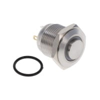 按钮开关 SPST-NO 防破坏,发光 前面板安装 按钮开关 SPST-NO 防破坏,发光 前面板安装