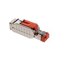 Zástrčka Modulární konektor 8p8c (RJ45, Ethernet) Poloha Stíněný Cat5e IDC Zástrčka Modulární konektor 8p8c (RJ45, Ethernet) Poloha Stíněný Cat5e IDC