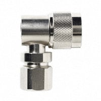 N Type Connector Plug, Male Pin 50 Ohms Free Hanging (In-Line), Right Angle Push On N Type Connector Plug, Male Pin 50 Ohms Free Hanging (In-Line), Right Angle Push On