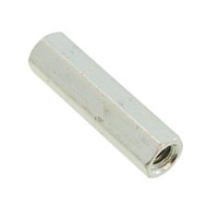 Hex Standoff Threaded #8-32 Brass 1.000" (25.40mm) 1" Hex Standoff Threaded #8-32 Brass 1.000" (25.40mm) 1"