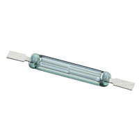 Glass Body Reed Switch SPST-NO 5 ~ 10AT Operate Range 15W 1A (AC/DC) 200 V Surface Mount Glass Body Reed Switch SPST-NO 5 ~ 10AT Operate Range 15W 1A (AC/DC) 200 V Surface Mount