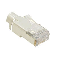 Plug Modular Connector 8p8c (RJ45, Ethernet) Position Shielded Cat5e IDC Plug Modular Connector 8p8c (RJ45, Ethernet) Position Shielded Cat5e IDC