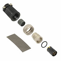 6 Position Circular Connector Plug, Male Pins Solder Cup 6 Position Circular Connector Plug, Male Pins Solder Cup