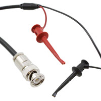 36.0" (914.40mm) BNC, Male Plug To Mini Hook (2) Test Lead 45VAC 36.0" (914.40mm) BNC, Male Plug To Mini Hook (2) Test Lead 45VAC