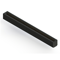 42 Position Female Connector Non Specified - Single Edge Gold 0.100" (2.54mm) Black 42 Position Female Connector Non Specified - Single Edge Gold 0.100" (2.54mm) Black