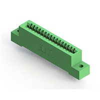 16 Position Female Connector Non Specified - Single Edge Gold 0.100" (2.54mm) Green 16 Position Female Connector Non Specified - Single Edge Gold 0.100" (2.54mm) Green