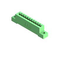 10 Position Female Connector Non Specified - Single Edge Gold 0.156" (3.96mm) Green 10 Position Female Connector Non Specified - Single Edge Gold 0.156" (3.96mm) Green