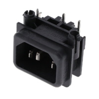 Power Entry Connector Receptacle, Male Blades - Module IEC 320-C14 Power Entry Connector Receptacle, Male Blades - Module IEC 320-C14