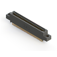 50 Position Female Connector Non Specified - Dual Edge Gold 0.100" (2.54mm) Black 50 Position Female Connector Non Specified - Dual Edge Gold 0.100" (2.54mm) Black