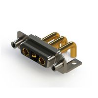 3 (Power) Position D-Sub, Combo Receptacle, Female Sockets and Male Pins Connector 3 (Power) Position D-Sub, Combo Receptacle, Female Sockets and Male Pins Connector