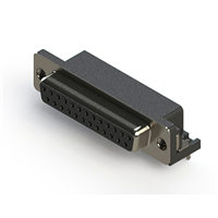 25 Position D-Sub Receptacle, Female Sockets Connector 25 Position D-Sub Receptacle, Female Sockets Connector