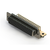 50 Position D-Sub Receptacle, Female Sockets Connector 50 Position D-Sub Receptacle, Female Sockets Connector