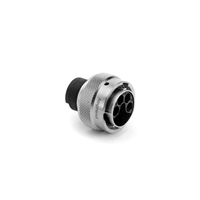 9 Position Circular Connector Plug Housing Free Hanging (In-Line) Coupling Nut 9 Position Circular Connector Plug Housing Free Hanging (In-Line) Coupling Nut