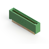 38 Position Female Connector Non Specified - Dual Edge Gold 0.100" (2.54mm) Green 38 Position Female Connector Non Specified - Dual Edge Gold 0.100" (2.54mm) Green