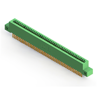 90 posisjon Hunn Kontakt Ikke spesifisert - dobbel kant Gull 0,100" (2,54mm) Grønn 90 posisjon Hunn Kontakt Ikke spesifisert - dobbel kant Gull 0,100" (2,54mm) Grønn