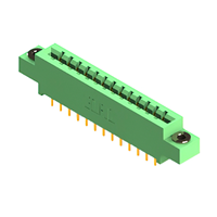 26 Position Female Connector Non Specified - Dual Edge Gold 0.156" (3.96mm) Green 26 Position Female Connector Non Specified - Dual Edge Gold 0.156" (3.96mm) Green