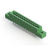 22 Position Female Connector Non Specified - Dual Edge Tin 0.156" (3.96mm) Green 22 Position Female Connector Non Specified - Dual Edge Tin 0.156" (3.96mm) Green