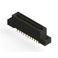 22 Position Female Connector Non Specified - Dual Edge Gold 0.125" (3.18mm) Black 22 Position Female Connector Non Specified - Dual Edge Gold 0.125" (3.18mm) Black