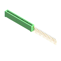 38 Position Female Connector Non Specified - Single Edge Gold 0.156" (3.96mm) Green 38 Position Female Connector Non Specified - Single Edge Gold 0.156" (3.96mm) Green