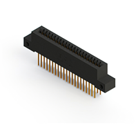 42 Position Female Connector Non Specified - Dual Edge Gold 0.100" (2.54mm) Black 42 Position Female Connector Non Specified - Dual Edge Gold 0.100" (2.54mm) Black