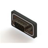 9 Position D-Sub Plug, Male Pins Connector 9 Position D-Sub Plug, Male Pins Connector