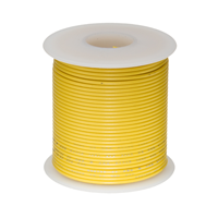 12 AWG Hook-Up Wire 19/25 Yellow 60V 25.00' (7.62m) 12 AWG Hook-Up Wire 19/25 Yellow 60V 25.00' (7.62m)