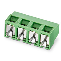 4 Borne de fio para placa com posição Horizontal com Placa 0,197" (5,00mm) Furo passante 4 Borne de fio para placa com posição Horizontal com Placa 0,197" (5,00mm) Furo passante