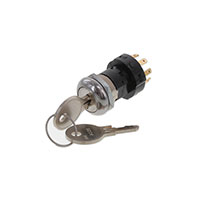 Interruptor de chave 3 Posição DP3T 0,4VA (CA/CC) 20 V AC 20 V DC Montagem em Painel Interruptor de chave 3 Posição DP3T 0,4VA (CA/CC) 20 V AC 20 V DC Montagem em Painel