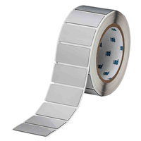 Die Cut Polyester Silver Die Cut Polyester Silver