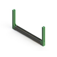 90 Position Femelle Connecteur Non spécifié - double bord Or 0,100 po (2,54mm) Noir 90 Position Femelle Connecteur Non spécifié - double bord Or 0,100 po (2,54mm) Noir