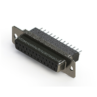 25 Position D-Sub Receptacle, Female Sockets Connector 25 Position D-Sub Receptacle, Female Sockets Connector