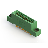 22 Position Female Connector Non Specified - Dual Edge Gold 0.100" (2.54mm) Green 22 Position Female Connector Non Specified - Dual Edge Gold 0.100" (2.54mm) Green