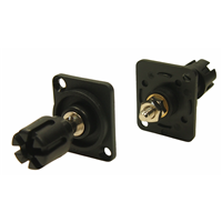 香蕉和尖头连接器 - 接线柱 标准 开槽 黑色 香蕉和尖头连接器 - 接线柱 标准 开槽 黑色