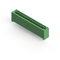 22 Position Female Connector Non Specified - Single Edge Gold 0.100" (2.54mm) Green 22 Position Female Connector Non Specified - Single Edge Gold 0.100" (2.54mm) Green