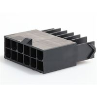 12 Rectangular Connectors - Housings Plug Black 0.165" (4.20mm) 12 Rectangular Connectors - Housings Plug Black 0.165" (4.20mm)