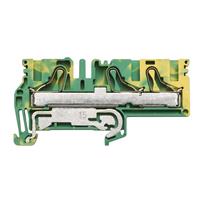 Rekkeklemme-kontakt 3 Posisjoner Jord, Jord Grønn, Gul 8-14 AWG Rekkeklemme-kontakt 3 Posisjoner Jord, Jord Grønn, Gul 8-14 AWG