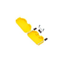 50 Position Hinged Backshell Connector Yellow 180° Unshielded 50 Position Hinged Backshell Connector Yellow 180° Unshielded