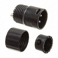 3 腳位圓形連接器 插座、公引腳 焊錫坑 3 腳位圓形連接器 插座、公引腳 焊錫坑