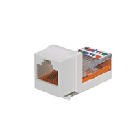 Insert Modular Jack 8p8c (RJ45, Ethernet) To IDC, Pressdown, Punchdown Block Ivory Insert Modular Jack 8p8c (RJ45, Ethernet) To IDC, Pressdown, Punchdown Block Ivory