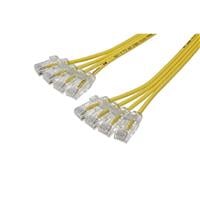 Modular Cable Plug (4) to Plug (4) 8p8c (RJ45, Ethernet) 6.00' (1.83m) Unshielded Modular Cable Plug (4) to Plug (4) 8p8c (RJ45, Ethernet) 6.00' (1.83m) Unshielded
