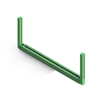 78 Position Female Connector Non Specified - Dual Edge Gold 0.156" (3.96mm) Green 78 Position Female Connector Non Specified - Dual Edge Gold 0.156" (3.96mm) Green