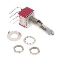 Toggle Switch DPDT Panel Mount, Right Angle Toggle Switch DPDT Panel Mount, Right Angle