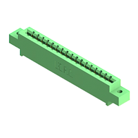 17 Position Female Connector Non Specified - Single Edge Gold 0.156" (3.96mm) Green 17 Position Female Connector Non Specified - Single Edge Gold 0.156" (3.96mm) Green