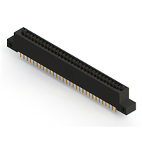 60 Position Female Connector Non Specified - Dual Edge Gold 0.125" (3.18mm) Black 60 Position Female Connector Non Specified - Dual Edge Gold 0.125" (3.18mm) Black